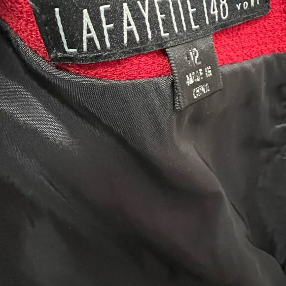 Lafayette 148 New York Red Dress - Picture 7 of 7